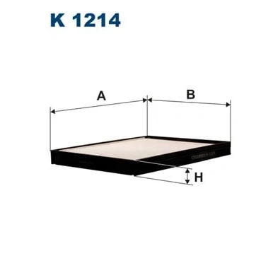 Afbeelding van Filtron Interieurfilter K 1214