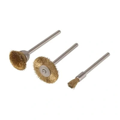 Afbeelding van wolfcraftMessingdraad mini borstelset 3 delig I 2740000