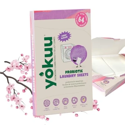 Afbeelding van Yokuu Wasstrips Wasmiddeldoekjes Cherry Blossom 32 stuks