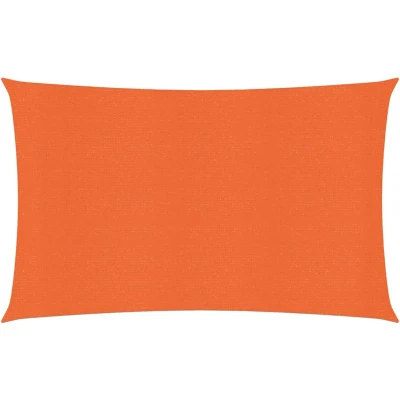 Afbeelding van VidaXL Zonnezeil 160 g/m² rechthoekig 3x5 m HDPE oranje