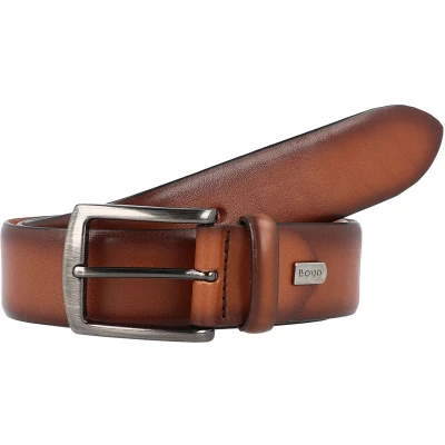 Afbeelding van LLOYD Leren Riem Belt W105 Cognac Bruine