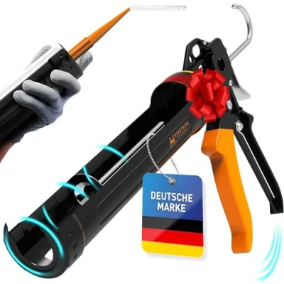 Afbeelding van HARDTWERK Patroonpistool Siliconenspuit HYDRO met Patroonsnijder [18:1 Verhouding] Professioneel voor 150 310ml Kit en Lijmpatronen (Siliconen, Acryl enz.)