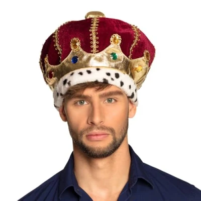 Afbeelding van Boland Hoed Majesteit 58 Volwassenen Unisex Prinsen en Prinsessen Middeleeuwen