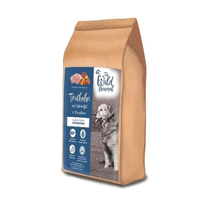 Afbeelding van Wild Animal Senior Premium Hondenvoer, droogvoer, kalkoen, zoete aardappel en cranberry, graanvrij, 1 x 6 kg