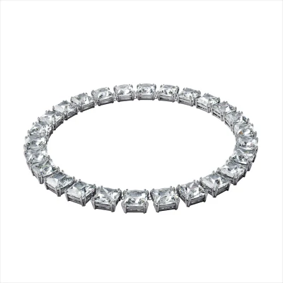 Afbeelding van Swarovski 5599206 Millenia All Ard L Sqr Cry Zilverkleurig Collier