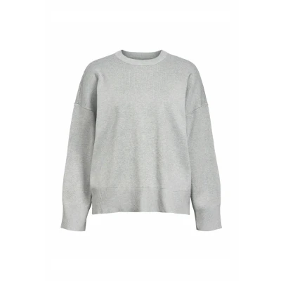 Afbeelding van Object Trui, Dames, Maat: Small, Light grey melange