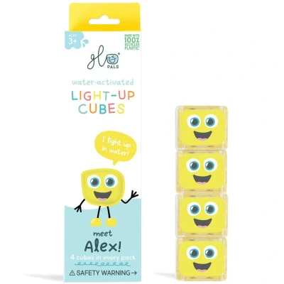 Afbeelding van Glopals Light Up ALEX 4 stuks Badspeelgoed GP FIN 4PK
