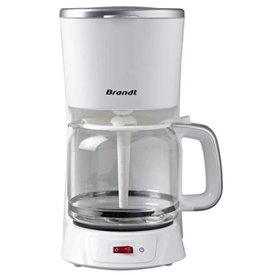 Afbeelding van BRANDT CAF1318S Filterkoffiezetapparaat Wit