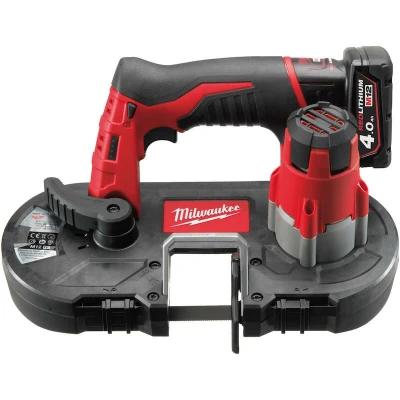 Afbeelding van Milwaukee M12 BS 402C subcompactbandzaagmachine set (2x 4,0Ah accu) in koffer