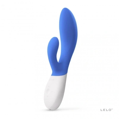 Afbeelding van LELO Ina Wave 2 Rabbit vibrator Blauw GRATIS TOY bij iedere bestelling v.a. 40,