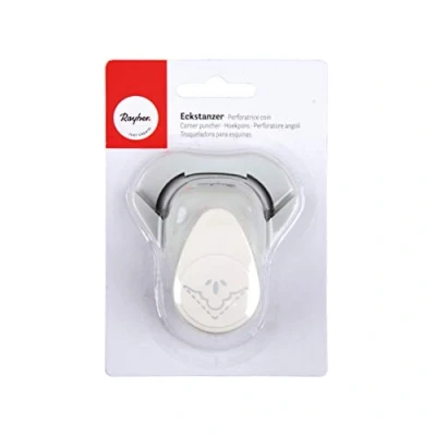 Afbeelding van Rayher Hobby 89861000 hoekpons, bloem, ø 2,54 cm 1 inch, geschikt voor papier/karton tot 220 g/m², transparant