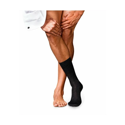Afbeelding van Falke NO. 7 Finest Merino Luxury LINE Sokken anthra.mel, Heren, Maat: 39/40, Anthra.mel