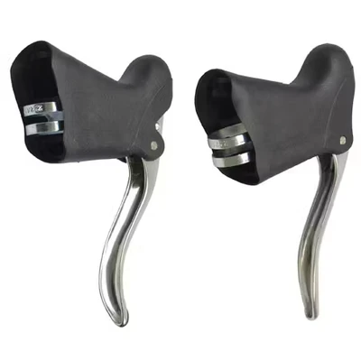 Afbeelding van Saccon Remgrepenset Race 3 vinger zilver/zwart 2 delig