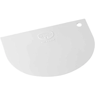 Afbeelding van Dr. Oetker Deegschraper, deegspatel van kunststof, hoogwaardige deegsnijder, schraper voor het gladstrijken deeg flexibel materiaal (afmetingen ca.: 12 cm x 7,5 cm), hoeveelheid: 1 stuk