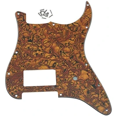 Afbeelding van Dopro 11 Hole ST Strat Een Humbucker Gitaar Pickguard Scratch Plate Past Fender Delonge Tiger Stripe