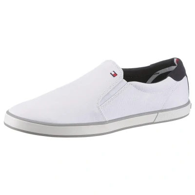 Afbeelding van Tommy Hilfiger Iconic Instappers, Heren, Maat: 39, White Textiel