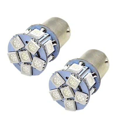 Afbeelding van 2 stks BA15D 1142 1078 24 V Super Heldere Rode 5050 12SMD Chipsets LED Vervanging Lamp voor Reverse Signaal Achterlichten
