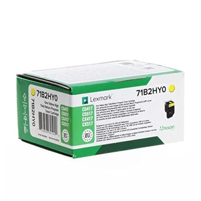 Afbeelding van Lexmark 71B2HY0 Toner Geel