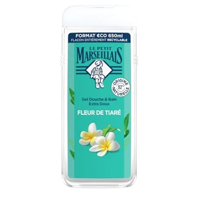 Afbeelding van Le Petit Marseillais Extra Milde Bad en Douchegel Fleur de Tiaré 650 ml