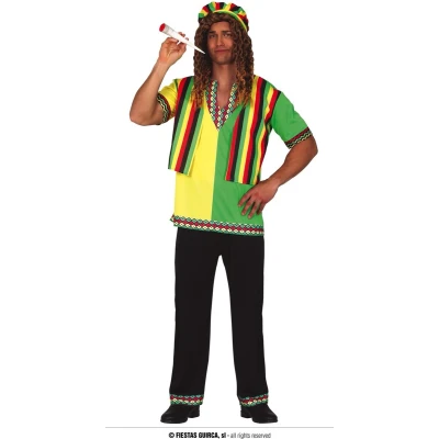 Afbeelding van Fiestas Guirca Volwassenkostuum Jamaican maat L (52 54)
