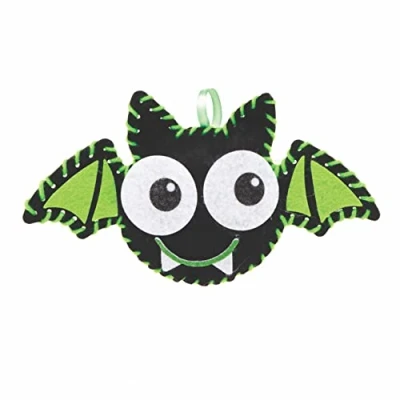 Afbeelding van Baker Ross FE672 Vleermuis Decoratie Naai Sets Pakket van 3, set voor Kinderen, Creatieve Activiteiten Ideaal Halloween Knutselproject
