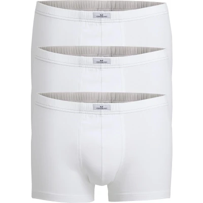 Afbeelding van Gotzburg heren boxers (3 pack) normale lengte wit Maat: M
