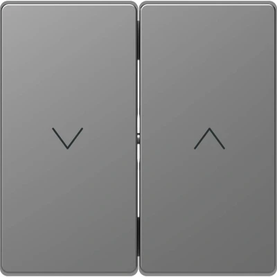 Afbeelding van Merten MEG3855 6036 Wisselschakelaar Afdekking System Design RVS