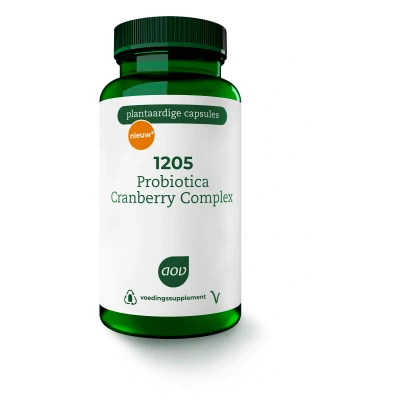 Afbeelding van 2x AOV 1205 Probiotica Cranberry Complex 60 vegacapsules