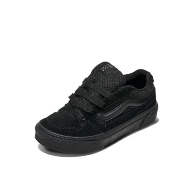 Afbeelding van Vans Caldrone Basketbal, suède/mesh zwart/zwart, 34 EU, Suede Mesh Zwart, EU