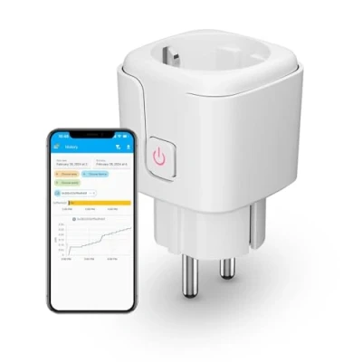 Afbeelding van THIRDREALITY ZigBee Smart steckdose mit Stromverbrauch (Typ F), Repeater, CE zertifiziert, Hub erforderlich, Kompatibel Alexa, Home Assistant, SmartThings…
