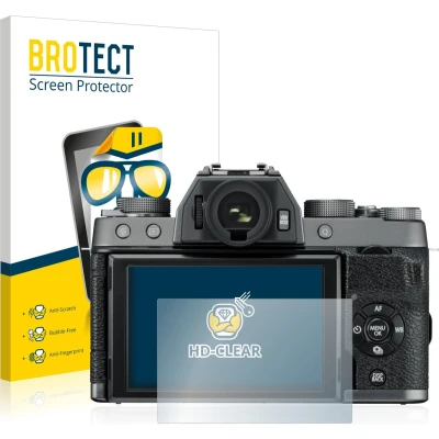 Afbeelding van BROTECT Screenprotector voor Fujifilm X T100 Folie Beschermfolie transparant (2 Stuks)