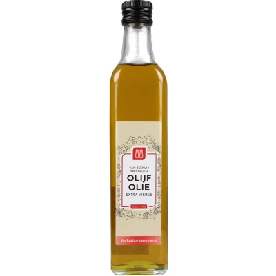 Afbeelding van Van Beekum Specerijen Olijfolie Extra Vierge Glazen Fles 500 ml