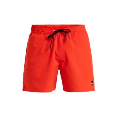 Afbeelding van Quiksilver Everyday Solid 15 Zwemshorts, Heren, Maat: XS, Red