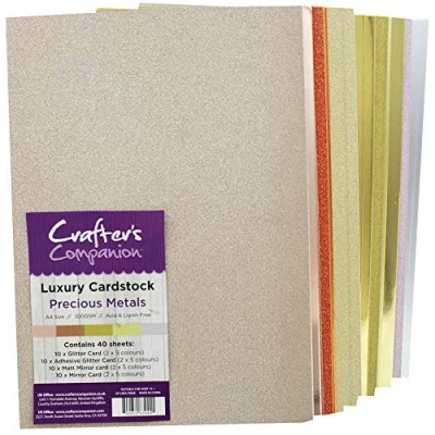 Afbeelding van Crafter&#039;s Companion Luxury Cardstock Precious Metals A4