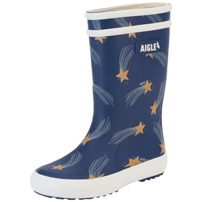 Afbeelding van Aigle Lolly POP PLAY Unisex Regenlaarzen voor kinderen, Maat: 26, Gold Natuurrubber