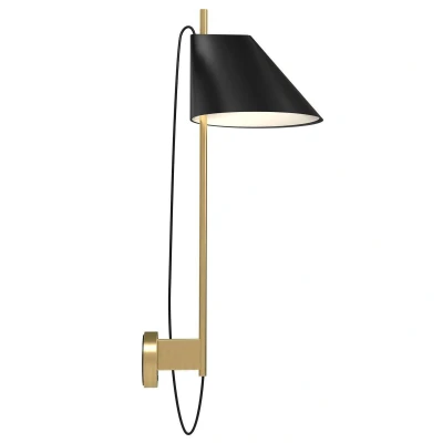 Afbeelding van Louis Poulsen Yuh Wandlamp LED Messing Zwart