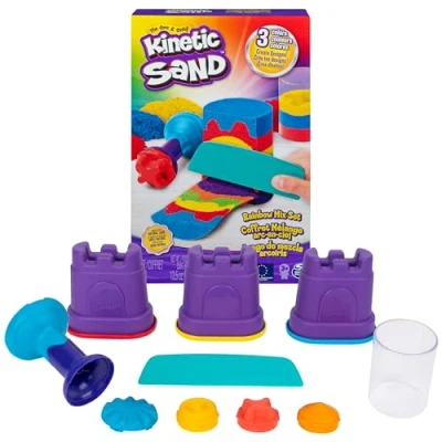 Afbeelding van Spinmaster Kinetic Sand regenboog set