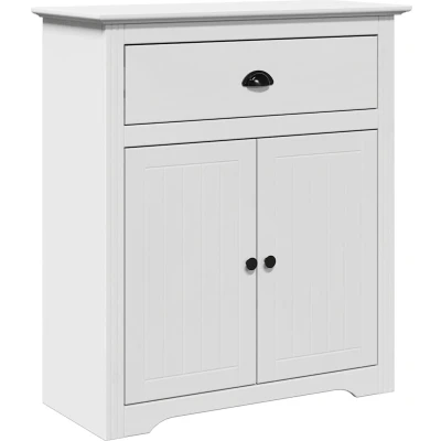 Afbeelding van vidaXL Gangkast BODO 80x35x90 cm wit