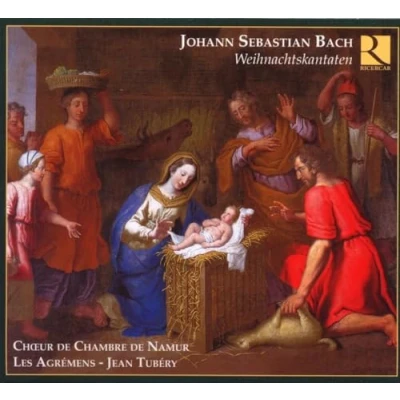 Afbeelding van Choeur De Chambre Namur, Les Agrémens, Jean Tubéry J.S.Bach: Weihnachtskantaten (CD)