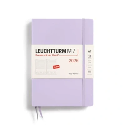 Afbeelding van LEUCHTTURM1917 370701 Dagkalender Medium (A5) 2025, Lilac, Engels