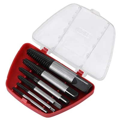 Afbeelding van Gebroken Schroeven Extractor 6 Stuks GCR15 Tool Staal Beschadigde Bolt Stud Schroef Boor Remover Set Gemakkelijk Take Out Removal