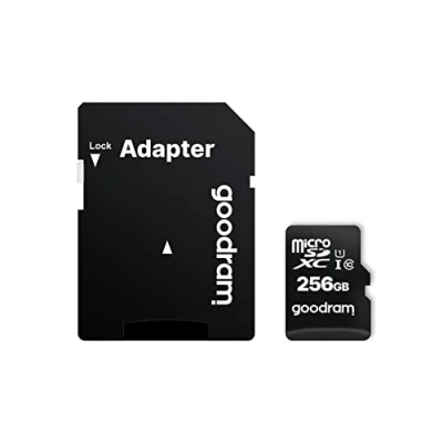 Afbeelding van Micro SD kaart 256 GB Geheugenkaart SDHC Class 10 tot 100mb/s incl. adapter
