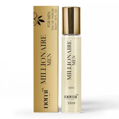 Afbeelding van Nomi Perfume voor heren, 33 ml, (Millionair Men) eau de parfum met 20% geuroliën, intensief parfum, cadeau idee mannen