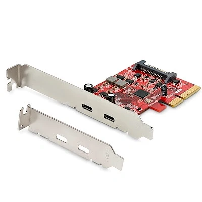 Afbeelding van StarTech.com 2 poorts PCIe USB 3.1 kaart 2x C Gen tot 10 Gbps