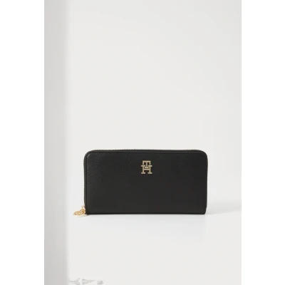 Afbeelding van Tommy Hilfiger Distinct Portemonnee, Dames, Maat: One Size, Black
