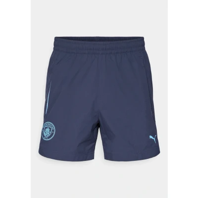 Afbeelding van Puma MCFC Pumatech Relaxed Shorts Fanartikel, Heren, Maat: XS, Deep navy/team light blue