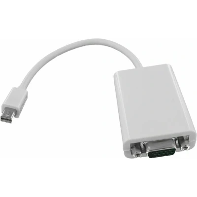 Afbeelding van Dolphix Mini DisplayPort male naar VGA female Adapter 25cm Wit