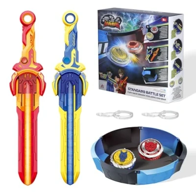 Afbeelding van Infinity Nado Battle Set Fury Wave Dragon + Blazing War Bear, Tops, spinning speelgoed voor kinderen vanaf 5 jaar