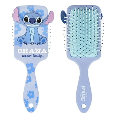 Afbeelding van Disney Stitch Haarborstel Meisjes Volwassenen Tieners Stich Detangler Paddle Borstel Geschenken
