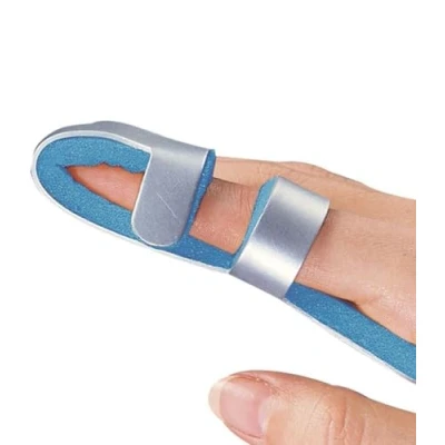 Afbeelding van Dunimed Vingerspalk Zachte Vingerbrace Mallet Vinger Corrector Ondersteuning Maat S